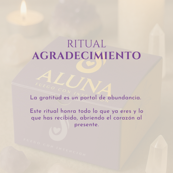 RITUAL DE AGRADECIMIENTO