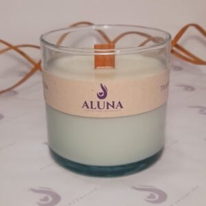 Vela en vaso en cera de soya